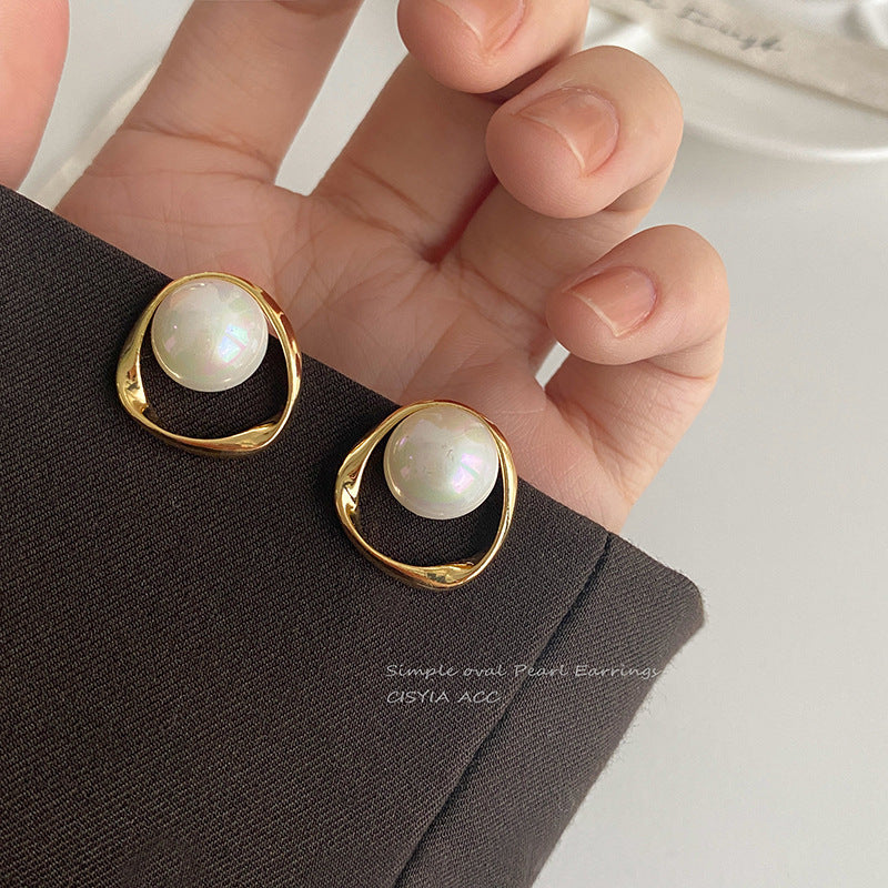 Korean Style High-grade Temperament Personalized Retro Light Luxury Earrings