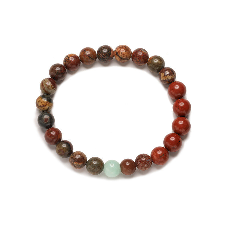 Women's & Men's Eight Planets Natural Stone Space Gifts Bracelets