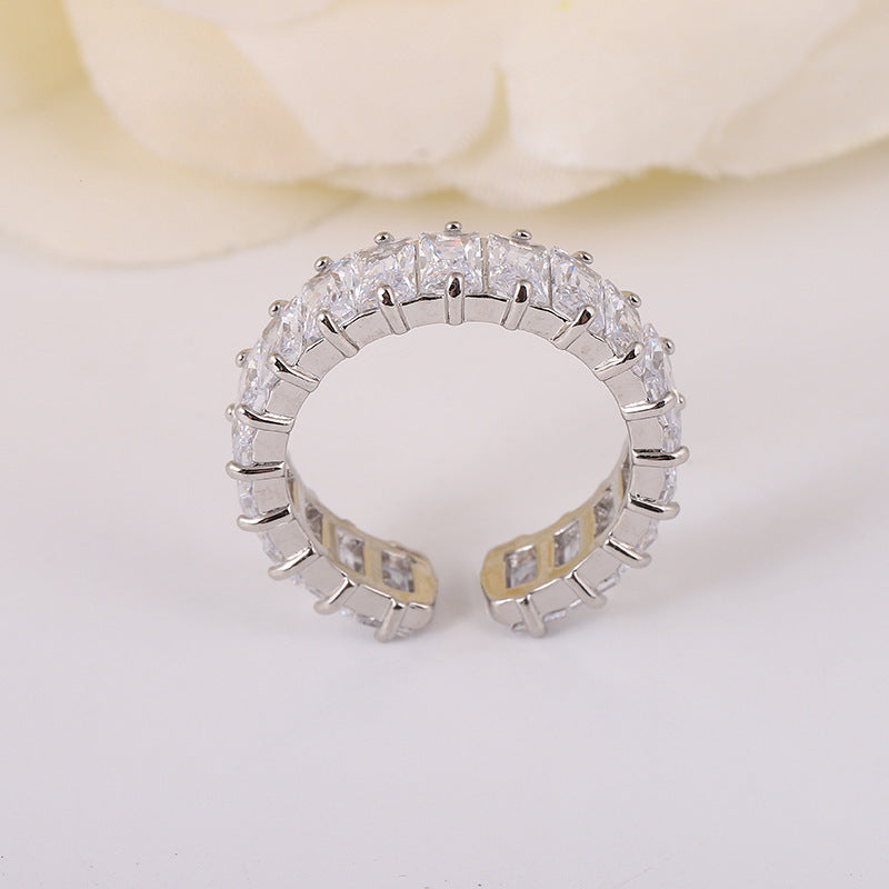 Open Adjustable Size Female Retro Personalized Rings