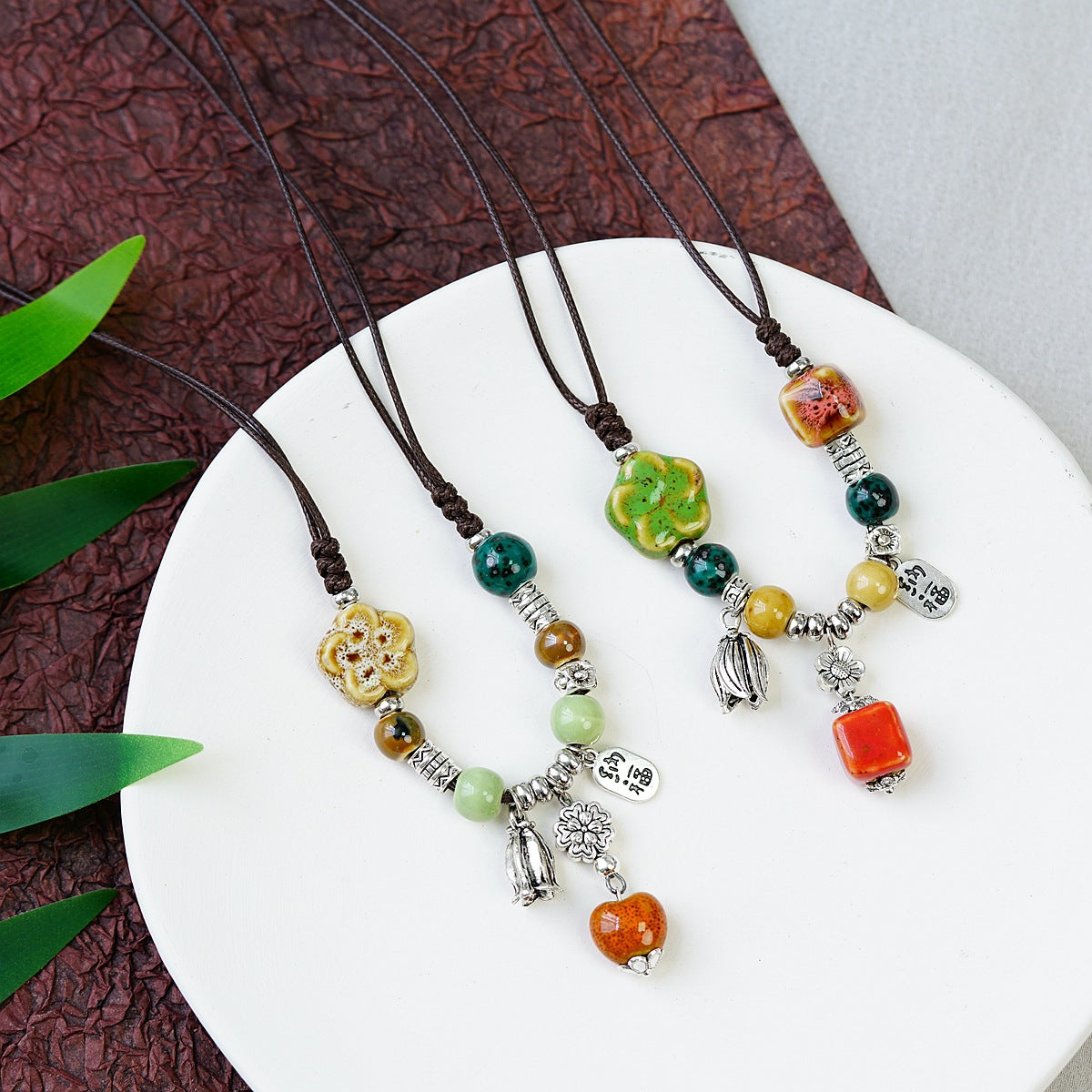 Style Personality Plenty Of Fish Ceramic Female Necklaces