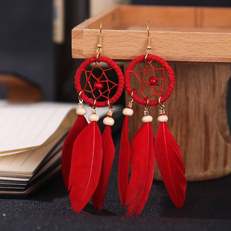 Your Long Copper Chain Retro Elegant Eardrops Earrings