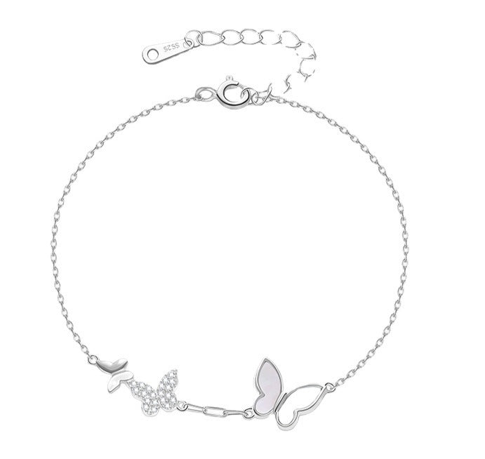 White Shell Butterfly Female Special Interest Bracelets