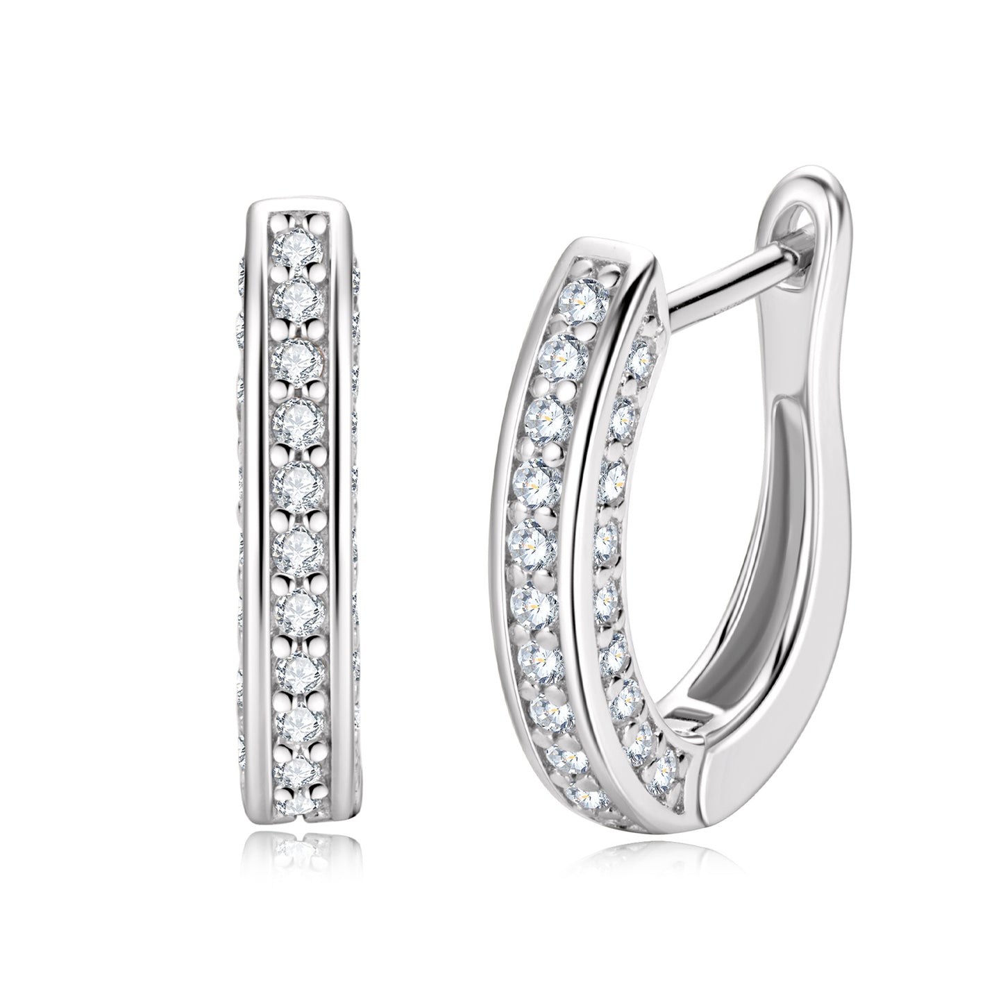 High-grade Moissanite Eardrop Sterling Sier Gold Earrings