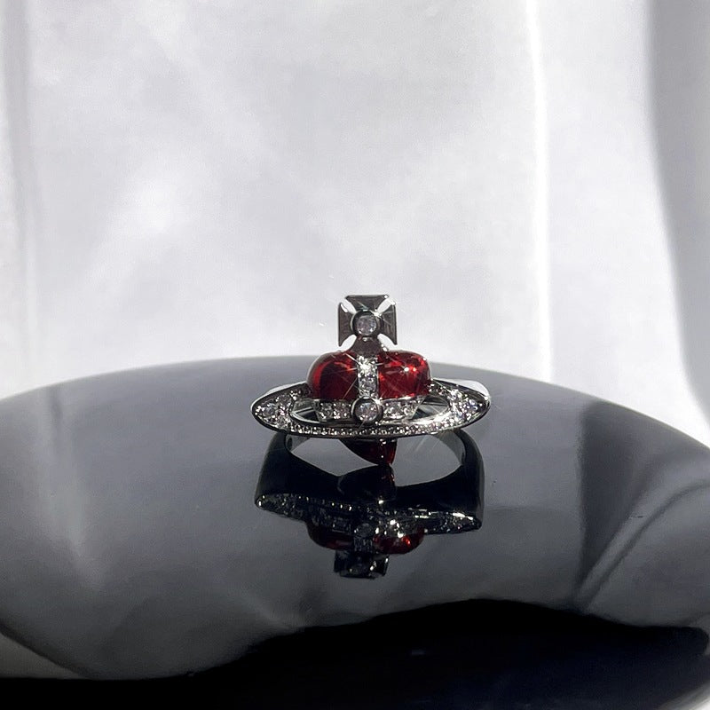 Enamel Sweet Cool Punk Cold Wind Rings