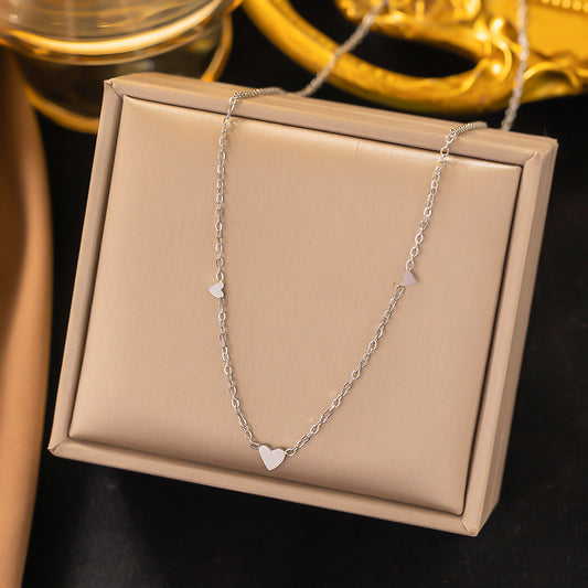 Small Opposite Sex Love Female Clavicle Chain Summer Simple Necklaces