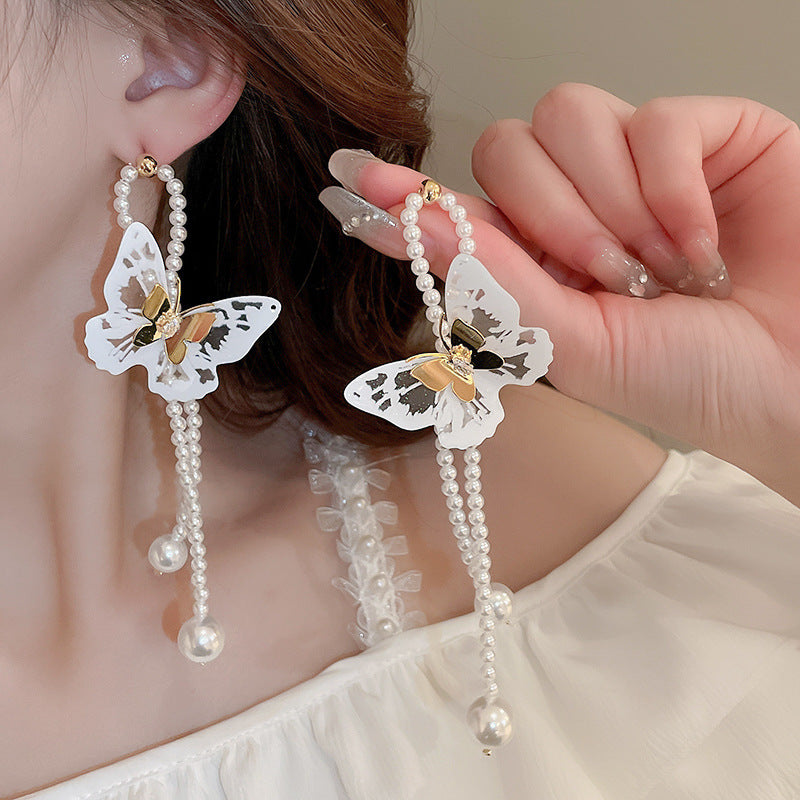 Bow Flower French Entry Lux Trendy Earrings