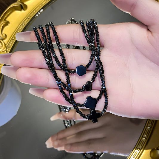 Luxury Fashion Black Small Pieces Of Necklaces