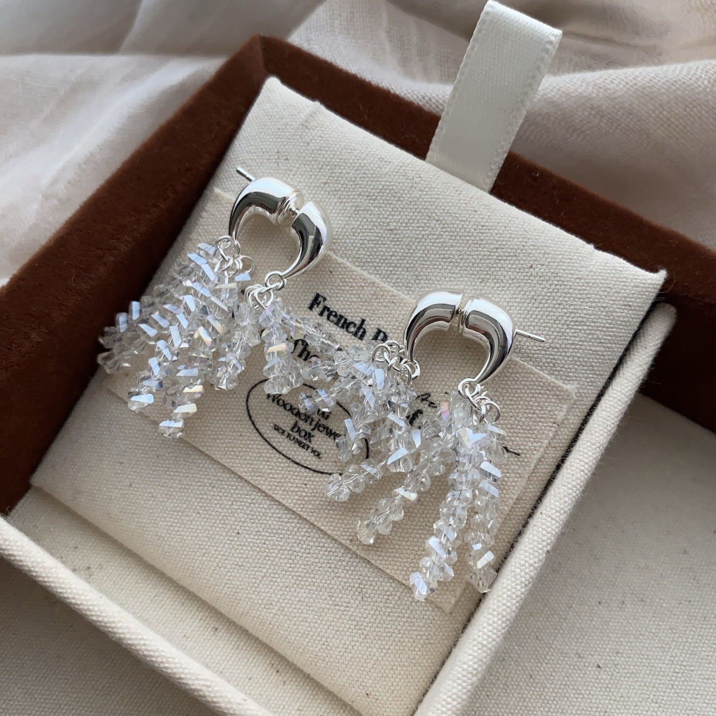Flower Simple Elegance Retro Elegant Natural Soft Earrings