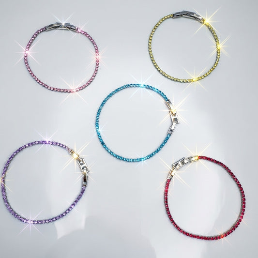 Korean Style Fashion Inlaid Diamond Cube Sugar Bracelets