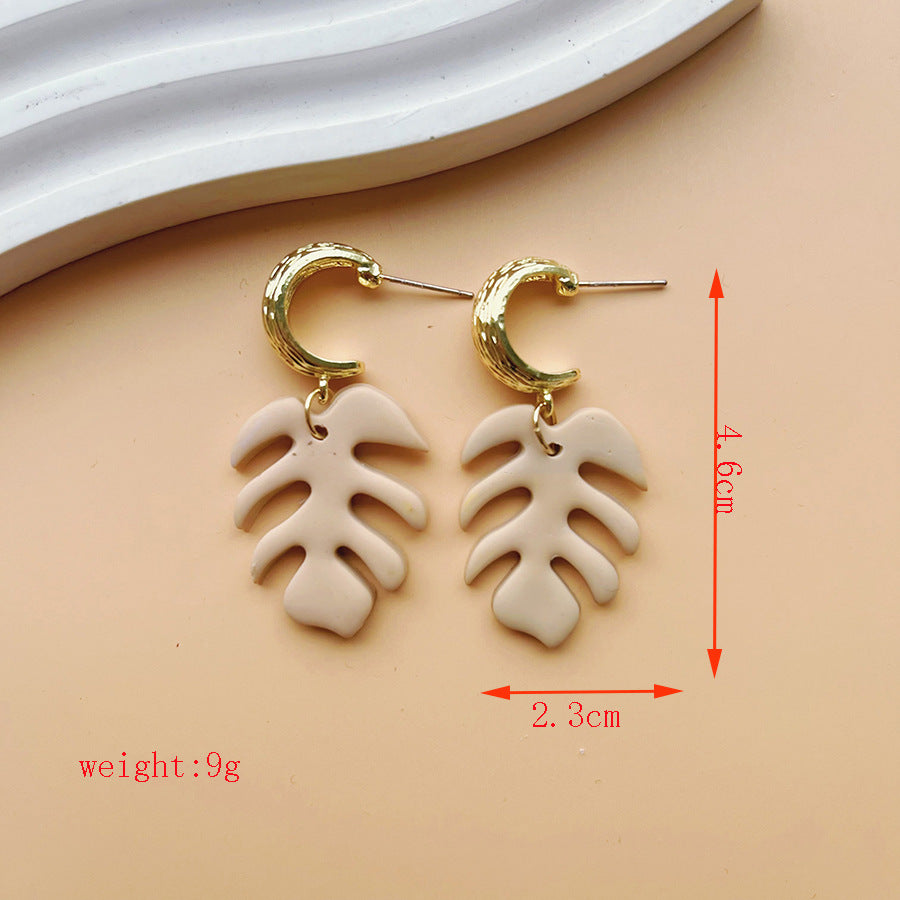 Seaside Beach Vacation Niche High-grade Handmade Earrings