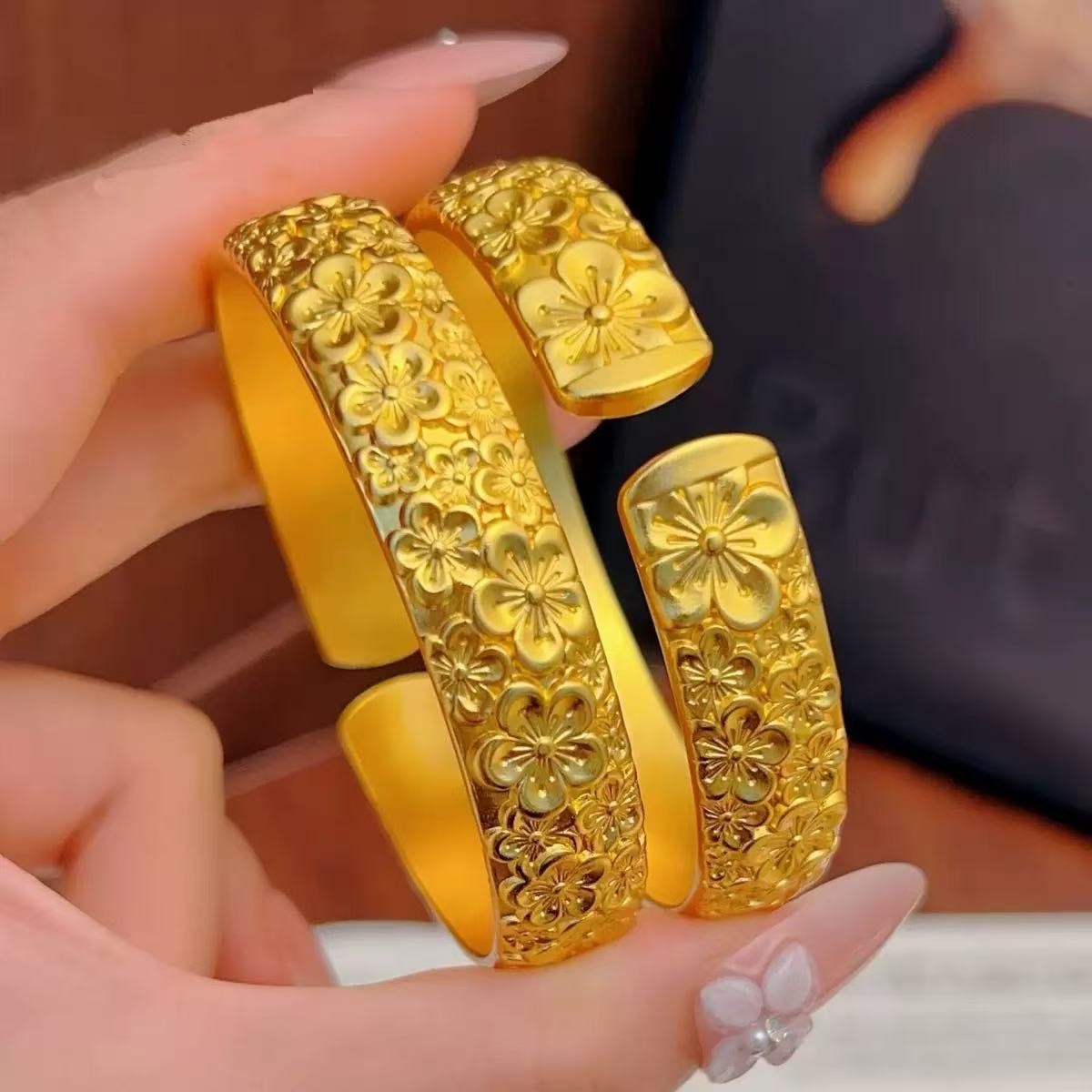 Streaming On Alluvial Heart Sutra Female Starry Sky Simple Opening Bracelets