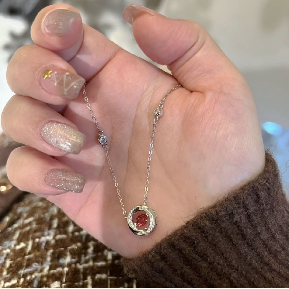 Women's Mobius Three-second Heart For Light Luxury Minority Necklace