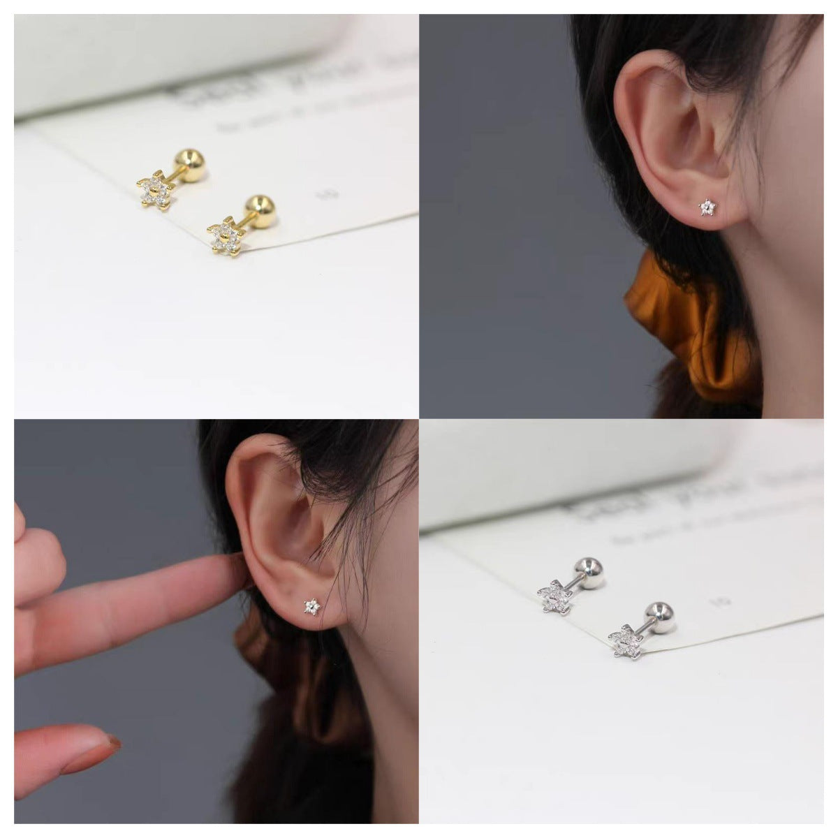 High Sense Ear Bone Sleeping No Need To Take Off Stud Earrings