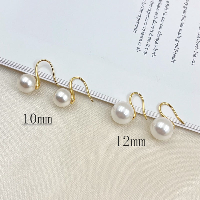 Luxury High-grade Pearl Female Retro French Earrings