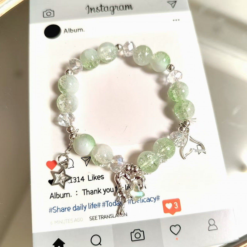 Moon Glazed Female Design Simple High Sense Versatile Bracelet