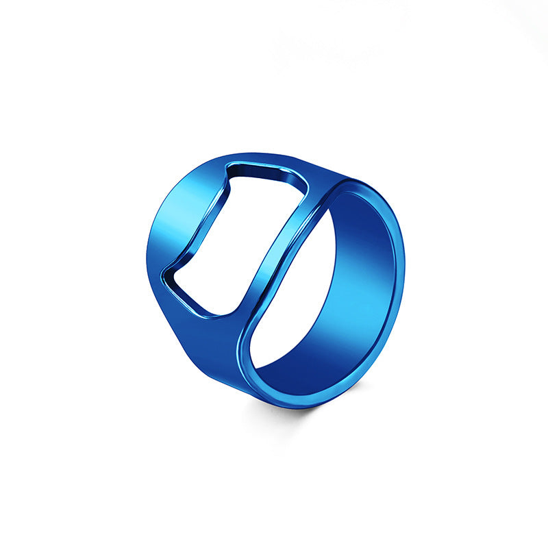 Steel Bottle Opener Screwdriver Lifting Device Creative Rings