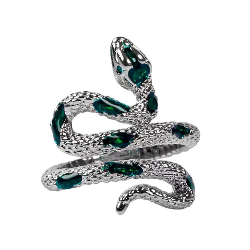 Dripping On Fingertip Cold Wind Enamel Rings