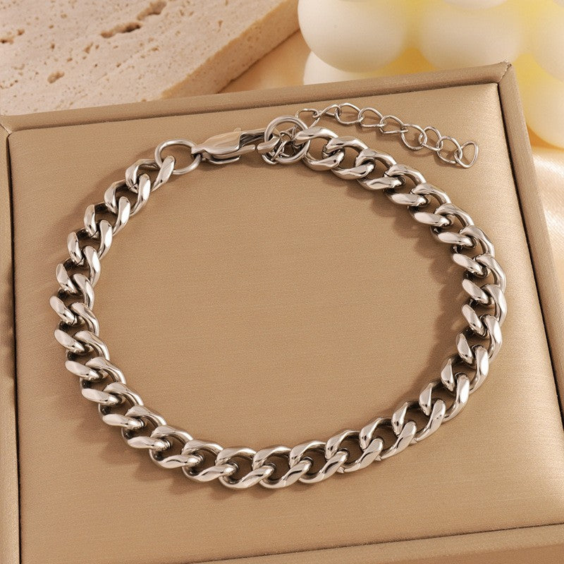 Stainless Steel Bead High-grade Fashion Simple Bracelets