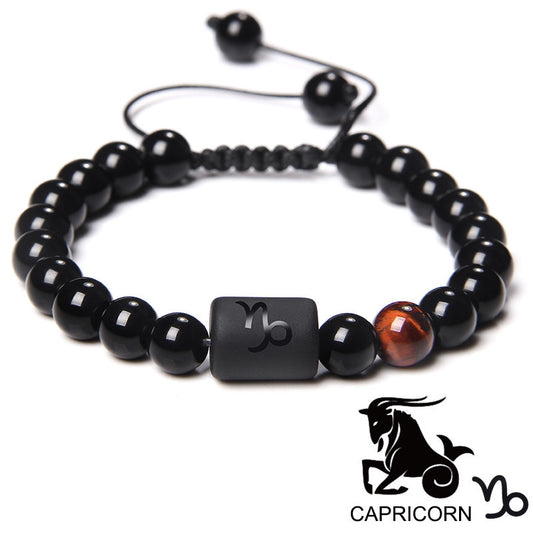 Women's & Men's Twee Constellation Woven Stone Beaded Adjustable Bracelet