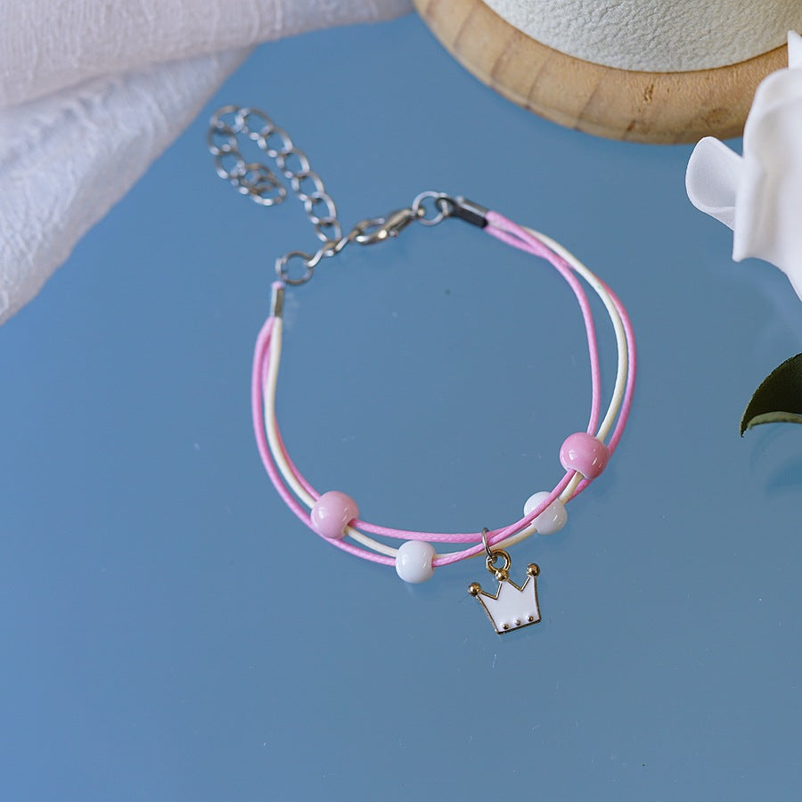 Personality Carrying Strap Unicorn Drop Oil Bracelets