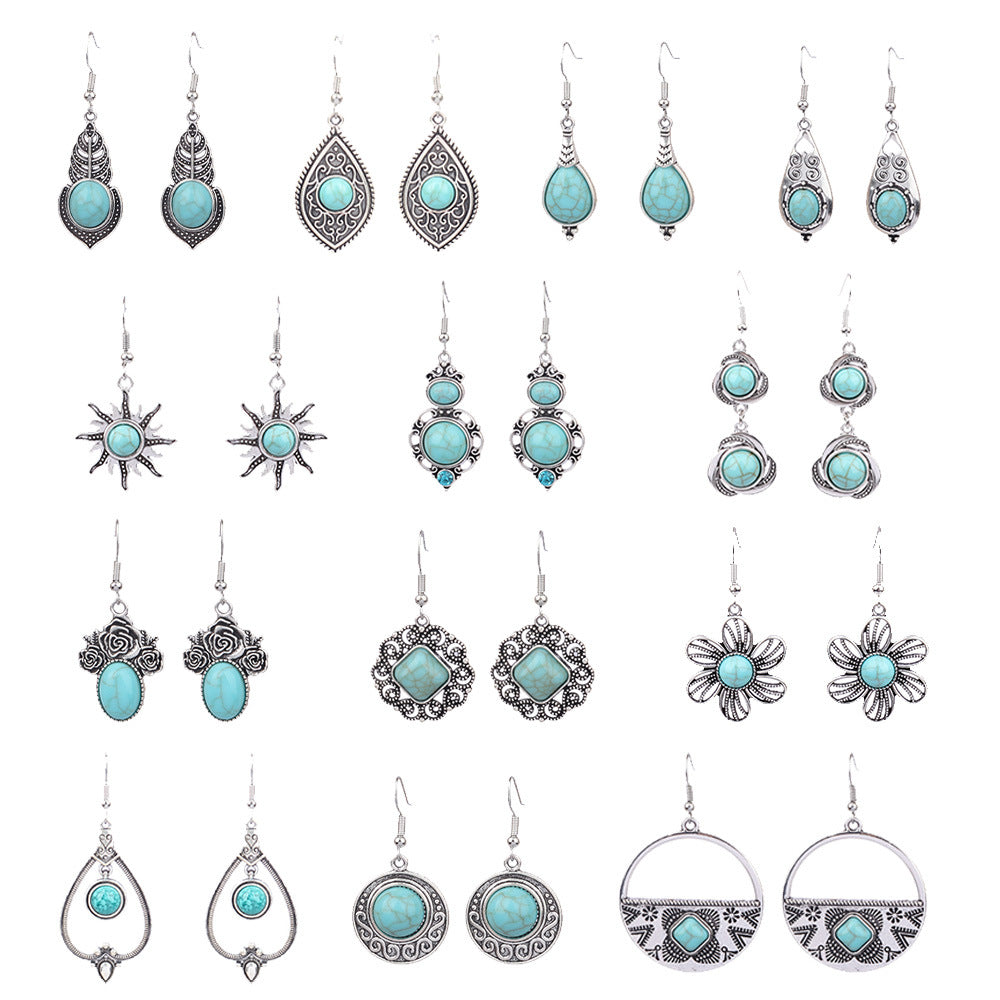 Vacation Style Popular Alloy Geometric Female Earrings