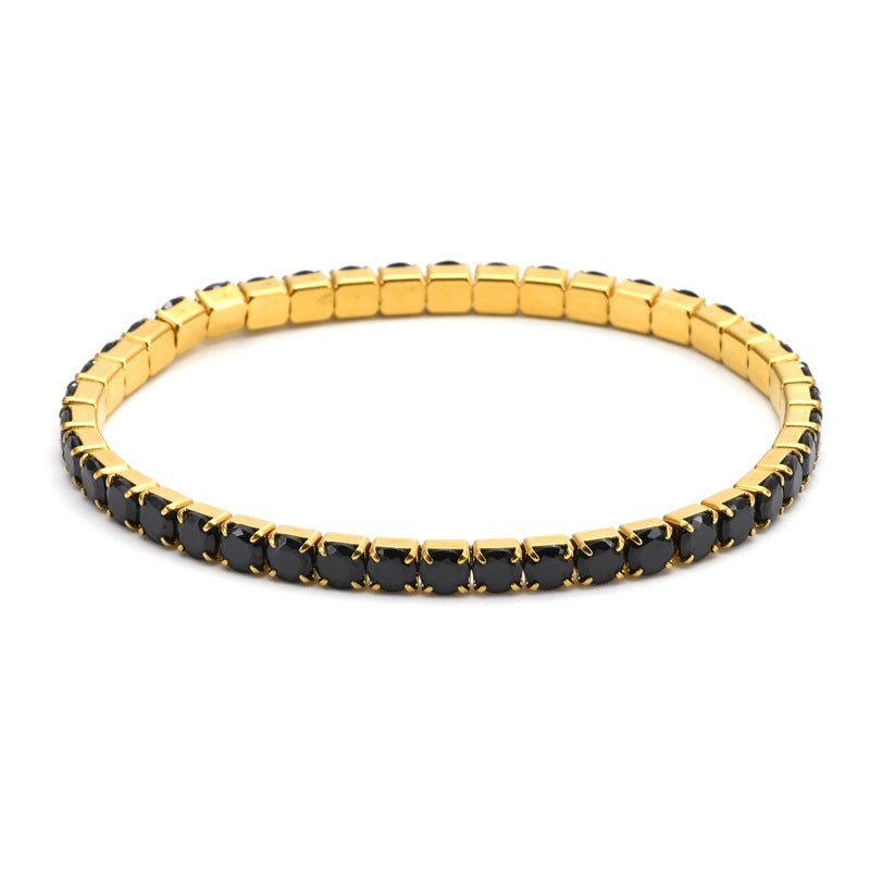 Titanium Steel Elastic String Diamond Trendy Bracelets