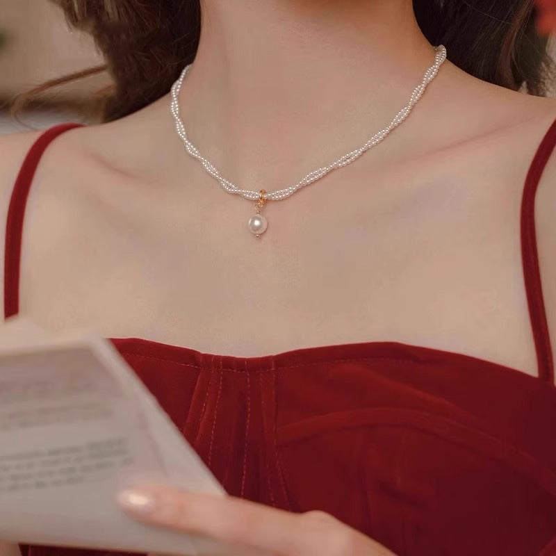 Women's Light Luxury High-grade Design Accessories Clavicle Necklaces