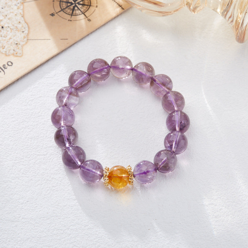 Fire Lucky Female Amethyst Ghost Design Bracelets