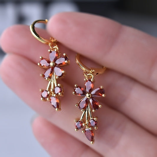 Stylish New Vintage Flower For Ladies Earrings