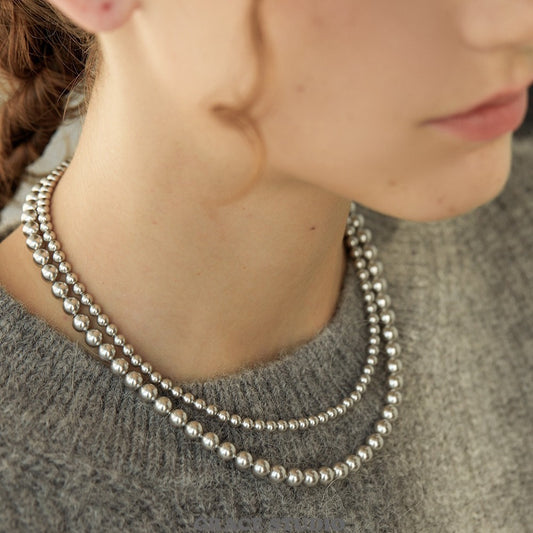 Luxury Advanced Shell Pearls Twin Clavicle Chain Necklaces