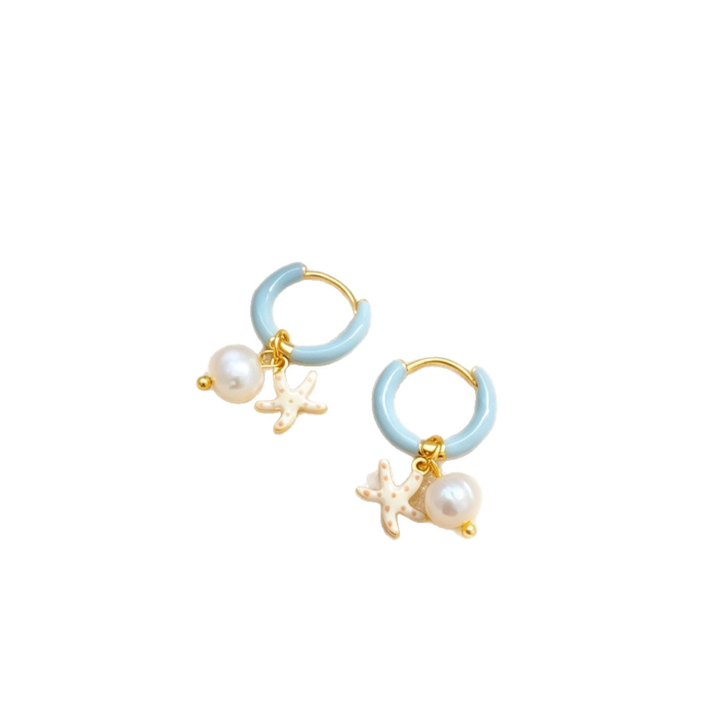 Women's Vacation Style Copper Plated Gold Drop Earrings