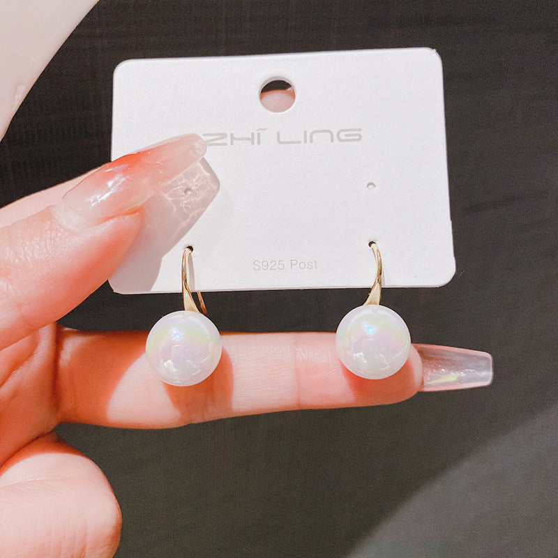 Pearl Temperament Shell Pearls High-grade Simple Minority Rings