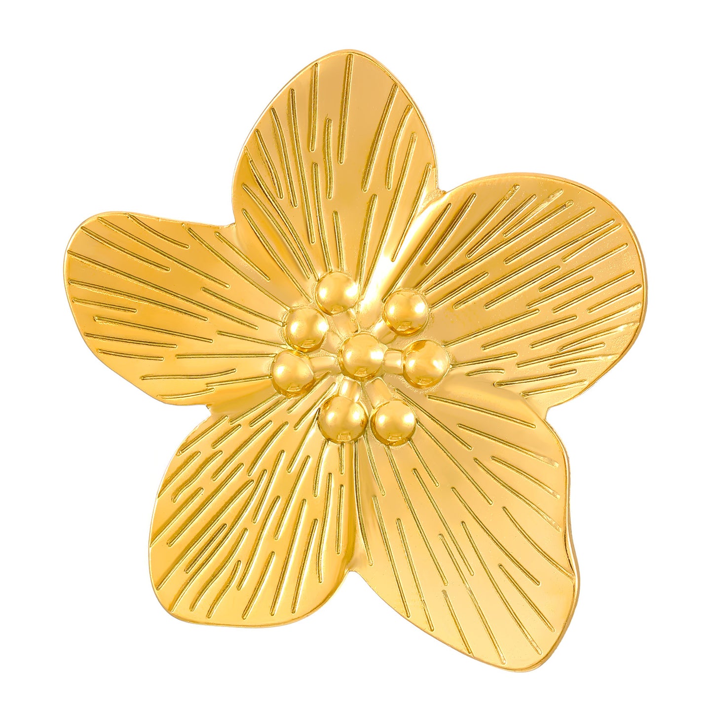 French Fashion Retro Glossy Texture Titanium Rings