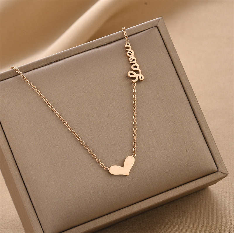 Accessories Fashion Personalized Simple Clavicle Chain Necklaces