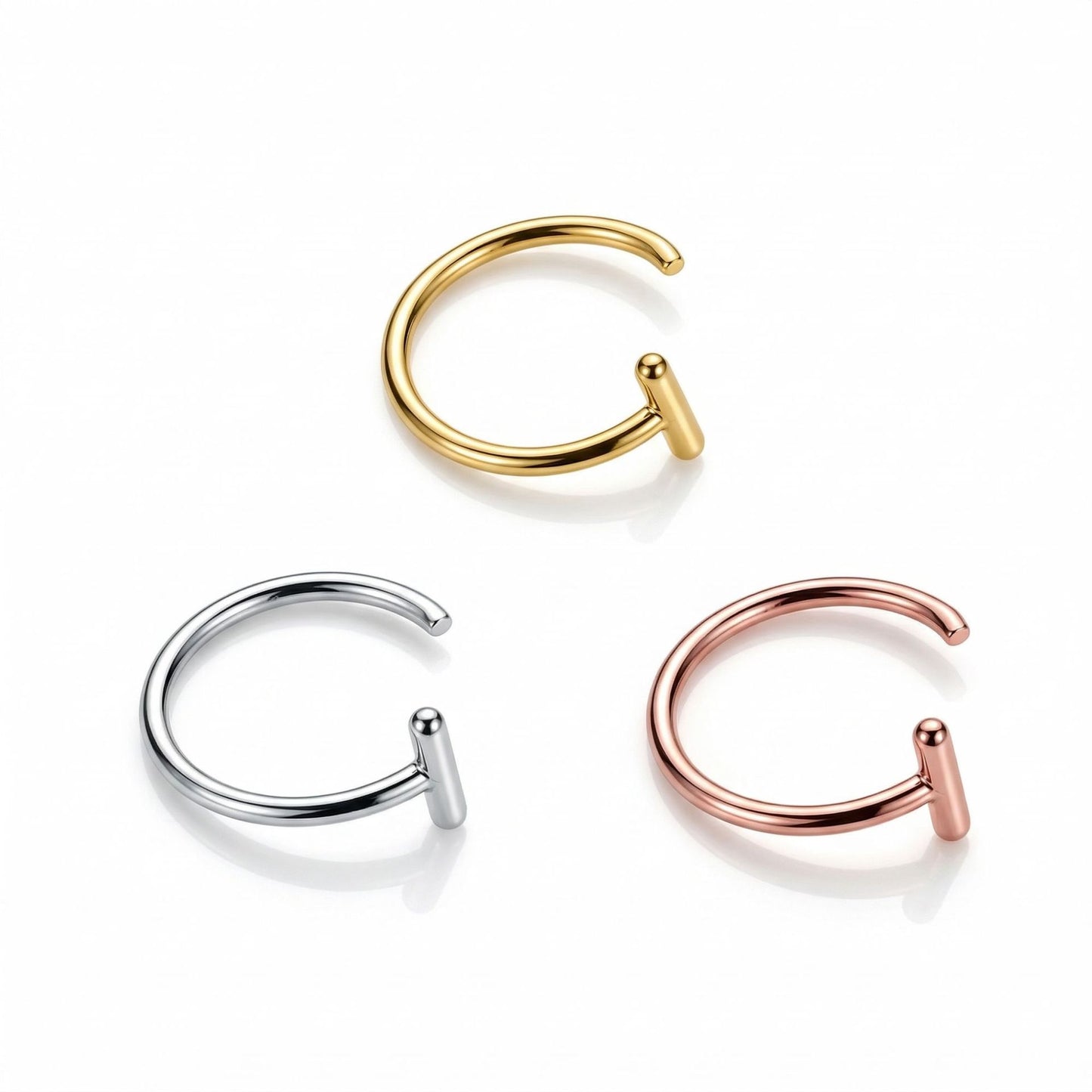 Copper Light Luxury Personality Unique Irregular Ear Clip