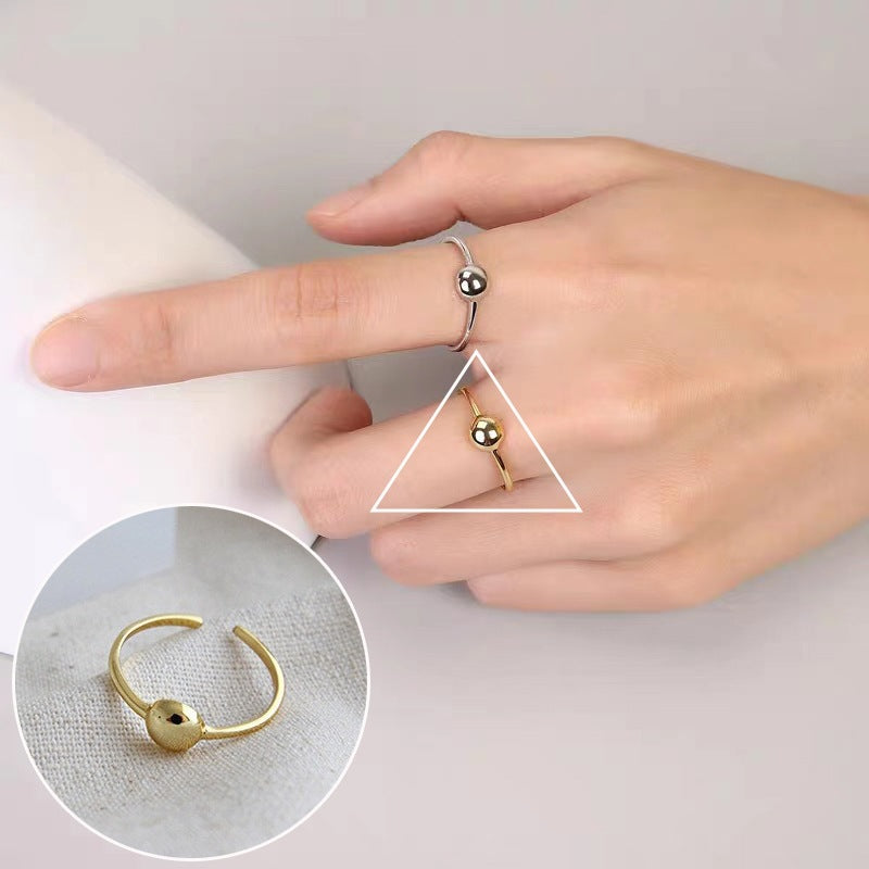 Female Summer Sier Plated Style Design Rings