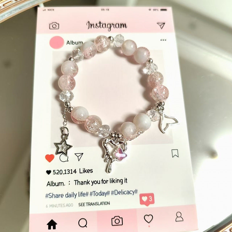 Moon Glazed Female Design Simple High Sense Versatile Bracelet