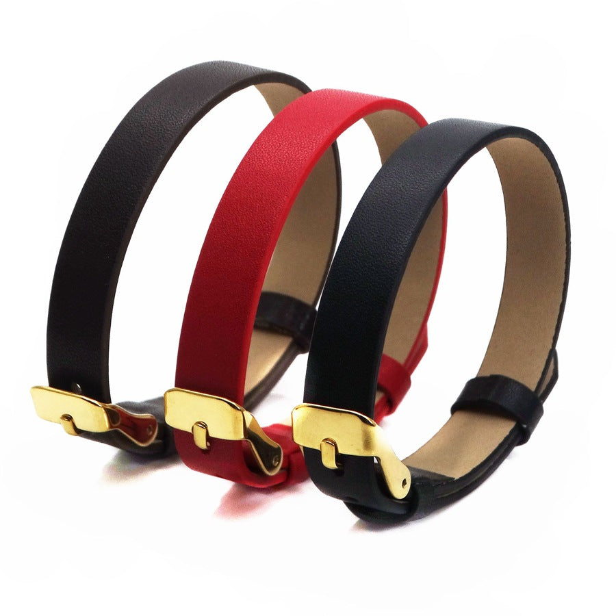 Women's & Men's Width Strap Red Rope Fashion Simple Belts