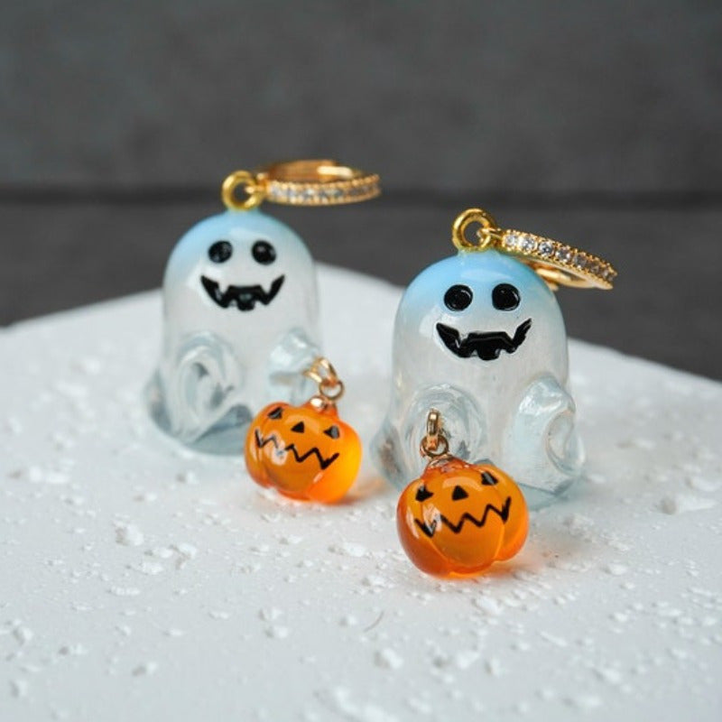 Classic Cute Ghost Cartoon Carnival Party Earrings