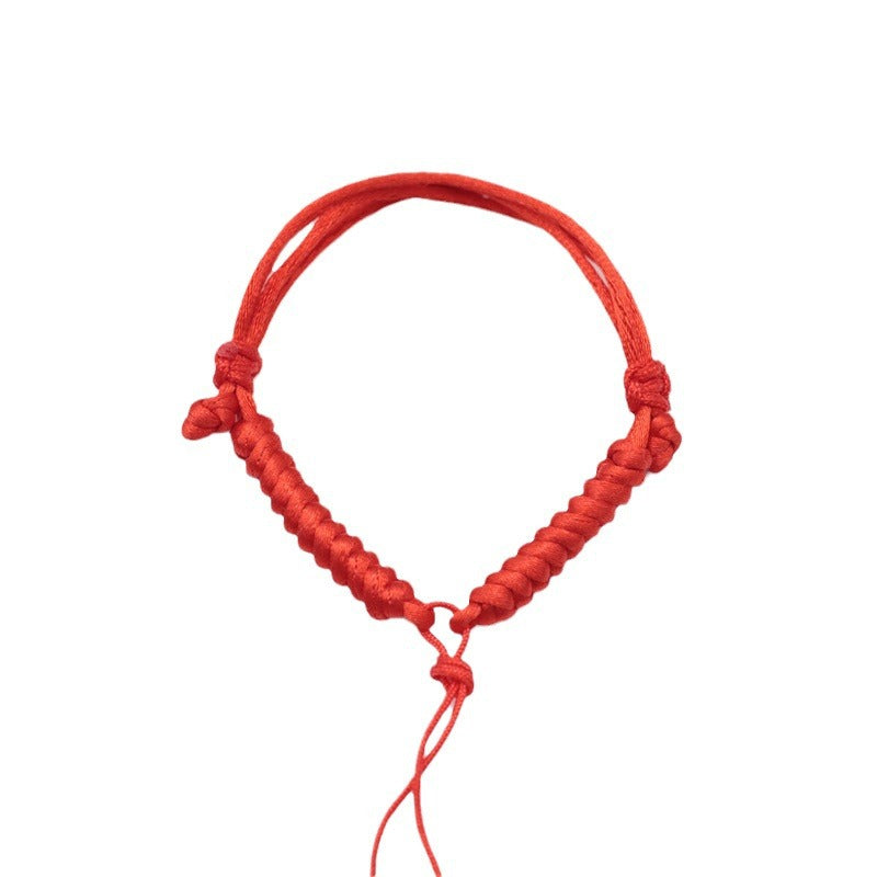 Children's Colorful Carrying Strap Hand-woven Red Rope Bracelets