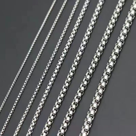 Men's Stainless Steel Chain Jewelry Accessories Titanium Necklaces