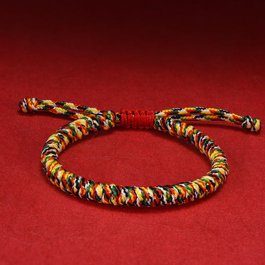 String Dorje Knot Woven Red Rope Bracelets