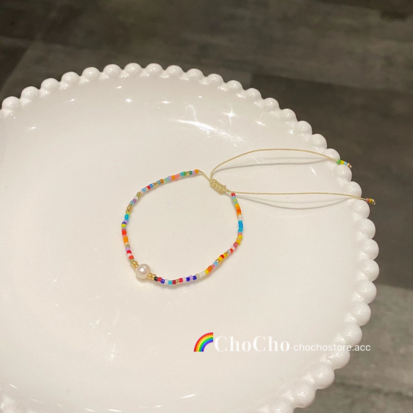 Summer Rainbow Color Dopamine Wear Design High-grade Personality Girlfriends Bracelets