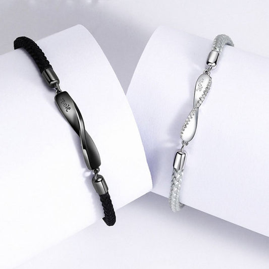 Women's & Men's Mobius Couple Valentine's Day Gift Braided Bracelets