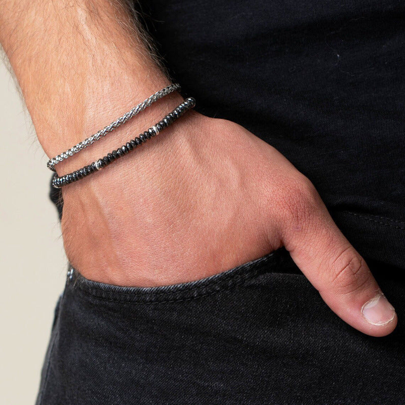 Men's Chain Suit Niche High-grade Personality Cut Bracelets