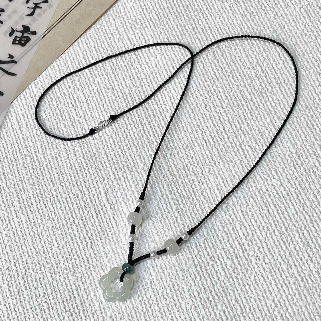 Ancient Style Fresh Imitation Jade Chinese Necklaces