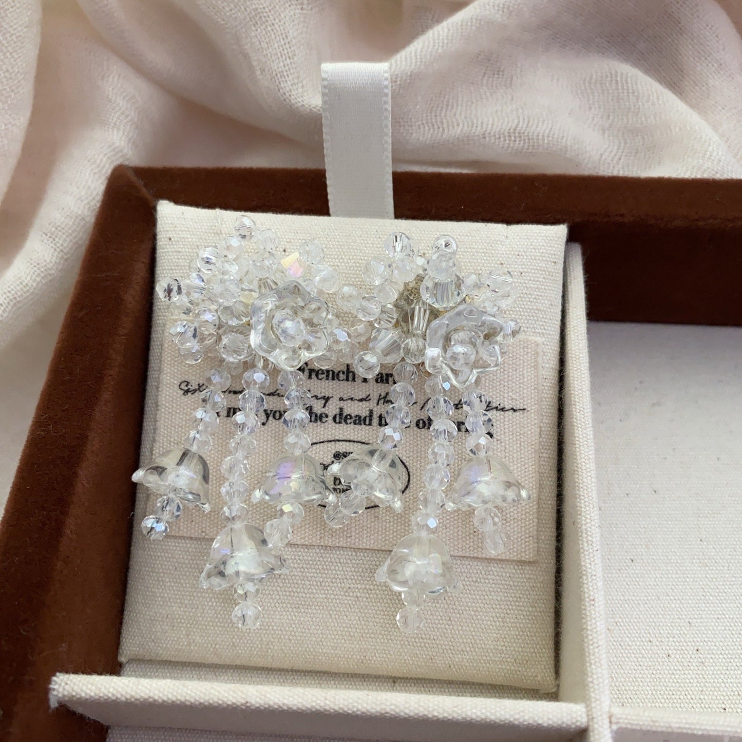 Flower Simple Elegance Retro Elegant Natural Soft Earrings