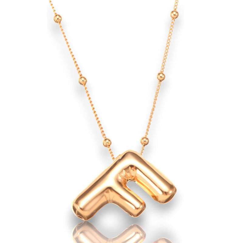 Glossy Letter Copper Popular Accessory Exquisite Necklaces