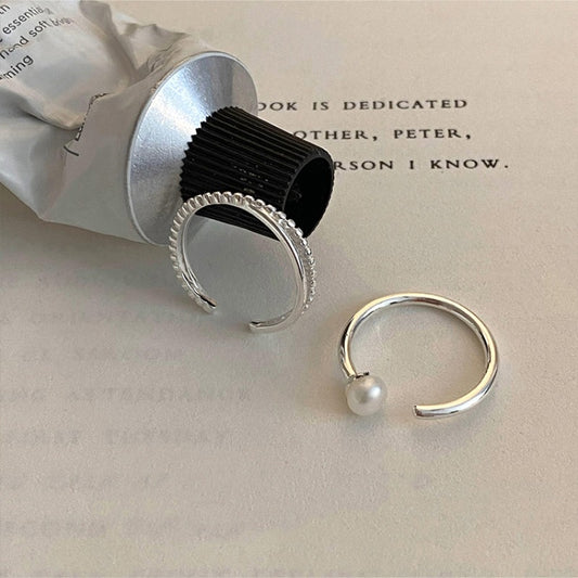 Cross Open Female Light Luxury High Rings