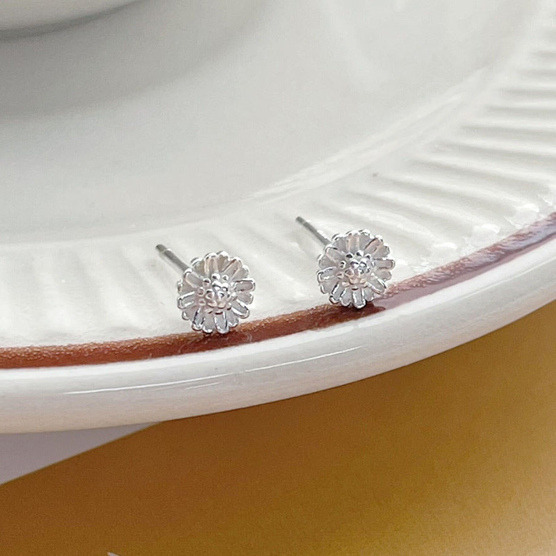 Women's For Simple Compact Love Heart Niche High Earrings